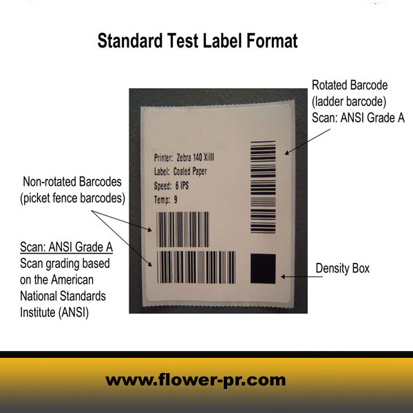 standard test label format - FULIHUA